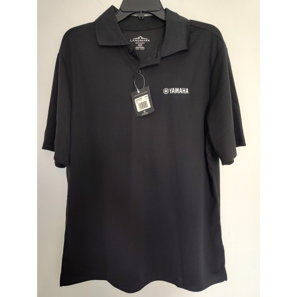 Landmark Other - Yamaha Landmark Golf Polo Shirt Size M Black NWT
